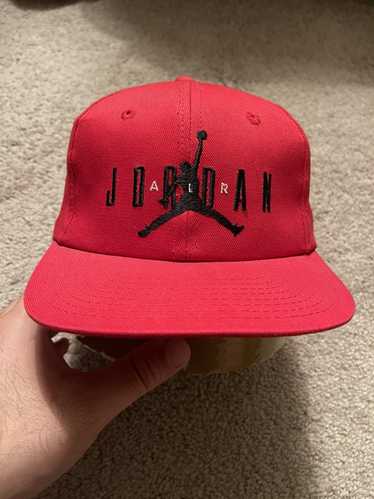 Vintage Nike Air Jordan Jumpman Black / Red / Green Wool Strapback — Roots