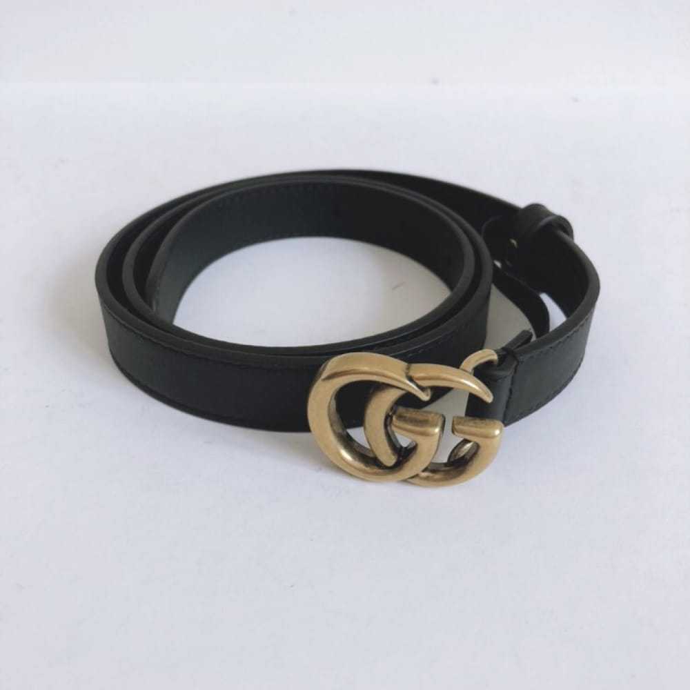 Gucci Gg Buckle leather belt - image 2