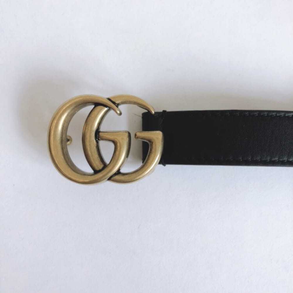 Gucci Gg Buckle leather belt - image 3