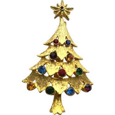 Vintage RS Christmas Tree Pin - Book Piece