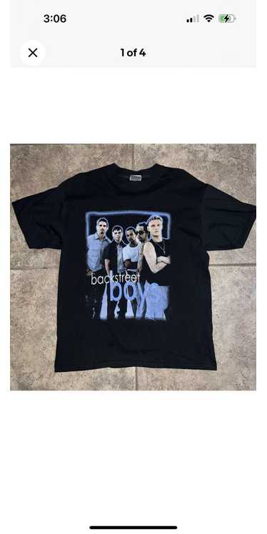 Vintage The Backstreet Boys Black 2001 Tour T-Shir