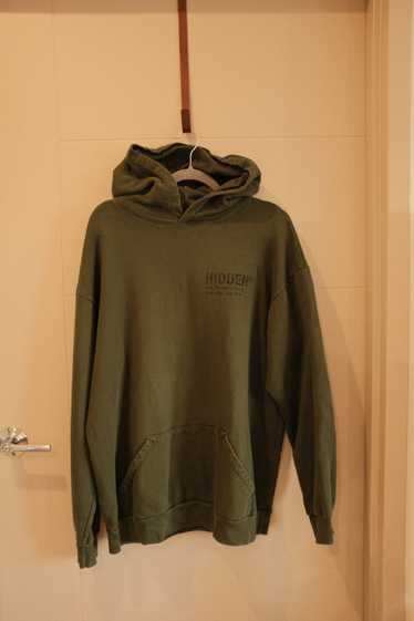 HIDDEN HIDDEN NY green paisley print hoodie - image 1