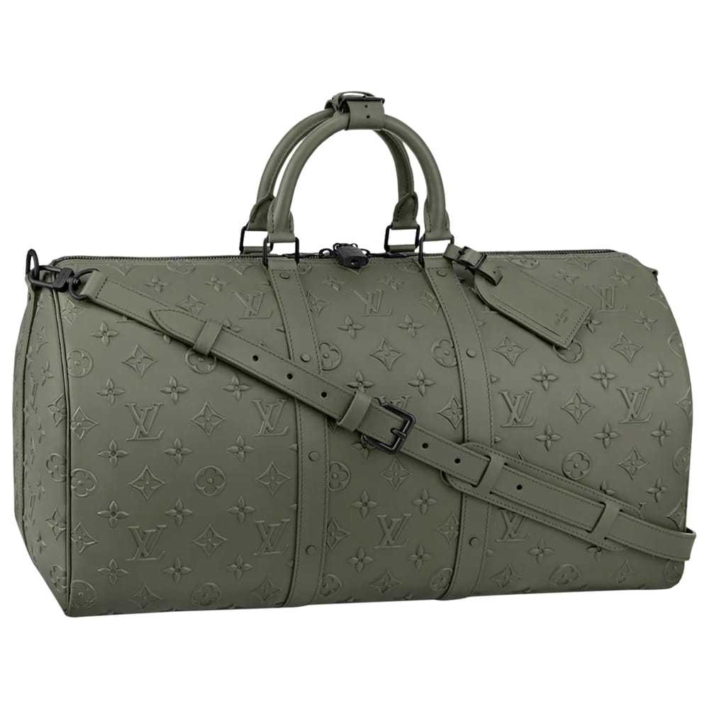 Louis Vuitton Keepall leather travel bag - image 1