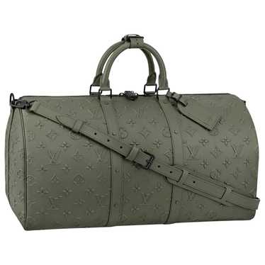 Louis Vuitton Keepall leather travel bag - image 1