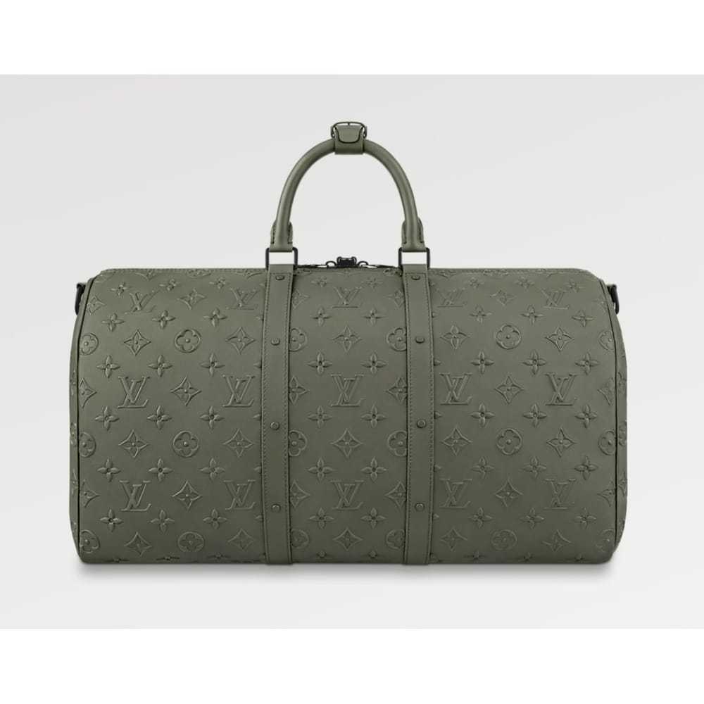 Louis Vuitton Keepall leather travel bag - image 2