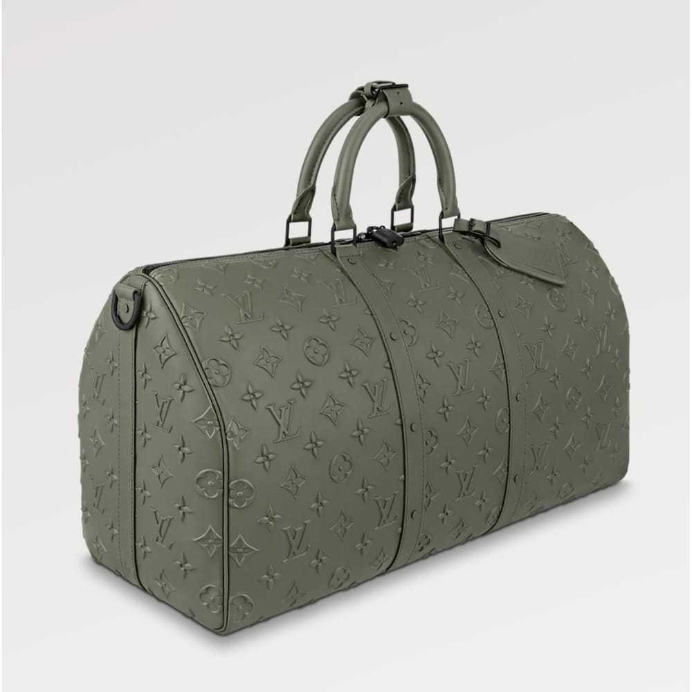 Louis Vuitton Keepall leather travel bag - image 4