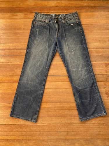 Surplus Surplus Distressed Straight Fit Jeans