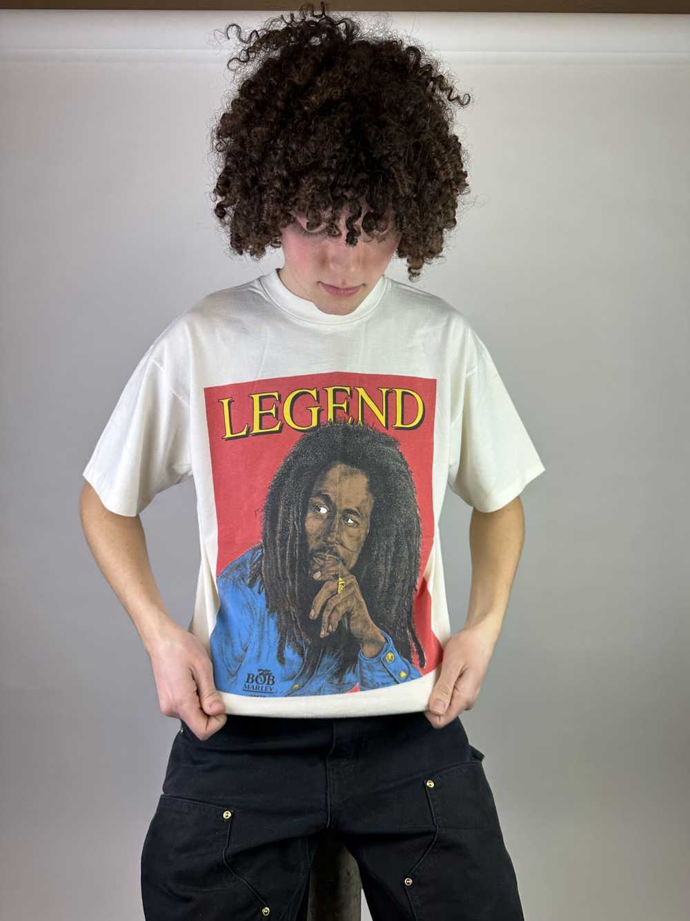 Band Tees × Bob Marley × Vintage Vintage 90s Lege… - image 2