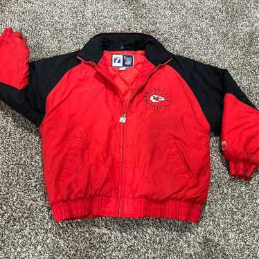 Vintage Kansas City Chiefs Pro Player NFL Leather Jacket Size L