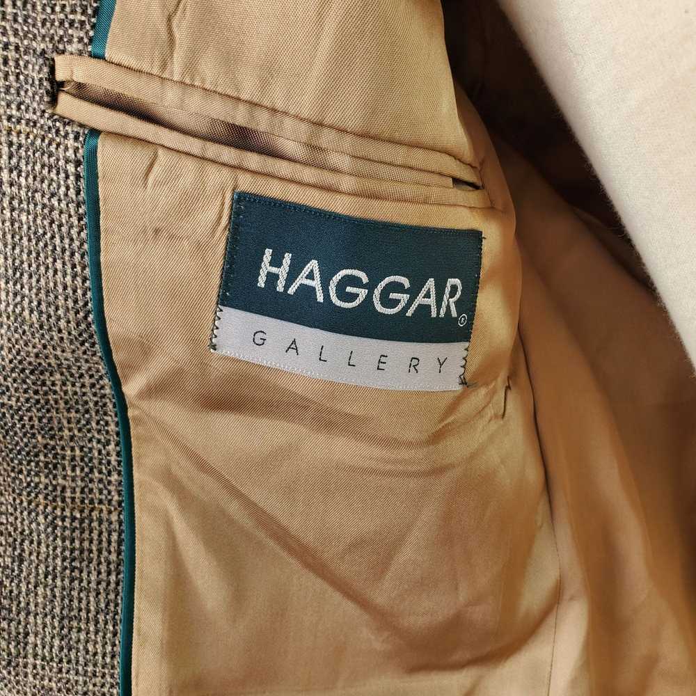 Haggar Vintage Haggar Gallery Brown Tweed Sport C… - image 4