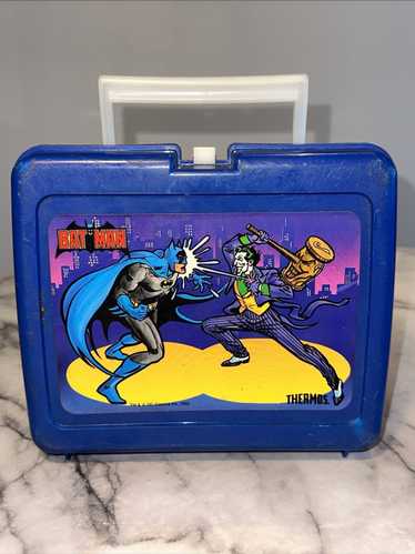1982 Batman and The Joker Thermos Plastic Blue Lunchbox with Thermos on  eBid United States