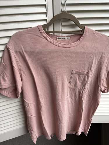 Marine Layer Marine Layer Pink Horizontal Stripe T