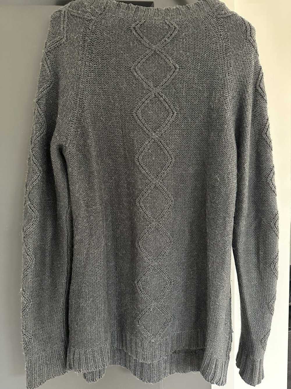 Marc By Marc Jacobs Grey cableknit Alpaca Sweater - image 2