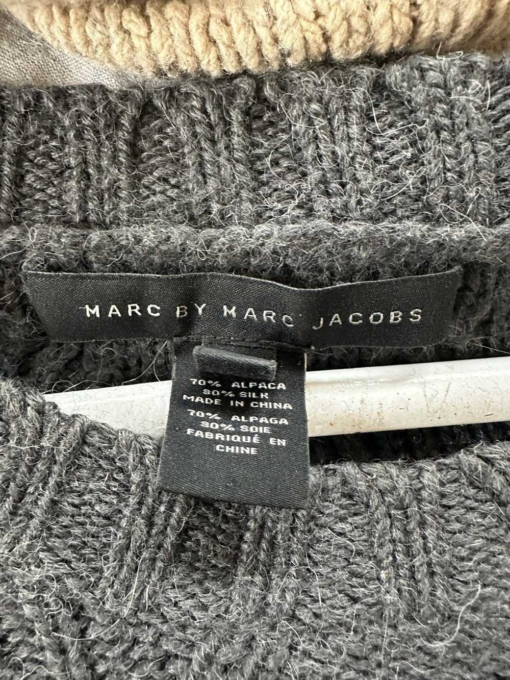 Marc By Marc Jacobs Grey cableknit Alpaca Sweater - image 3