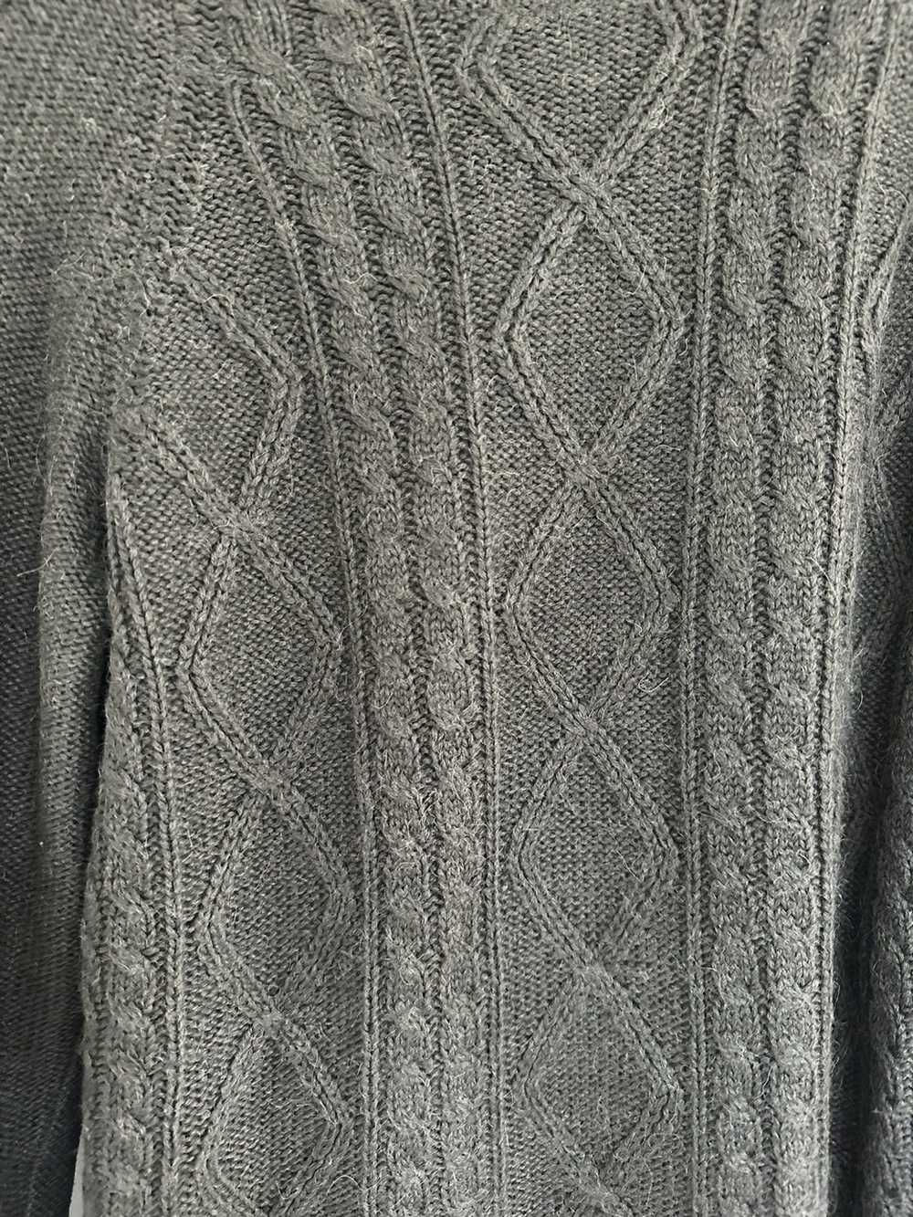 Marc By Marc Jacobs Grey cableknit Alpaca Sweater - image 4