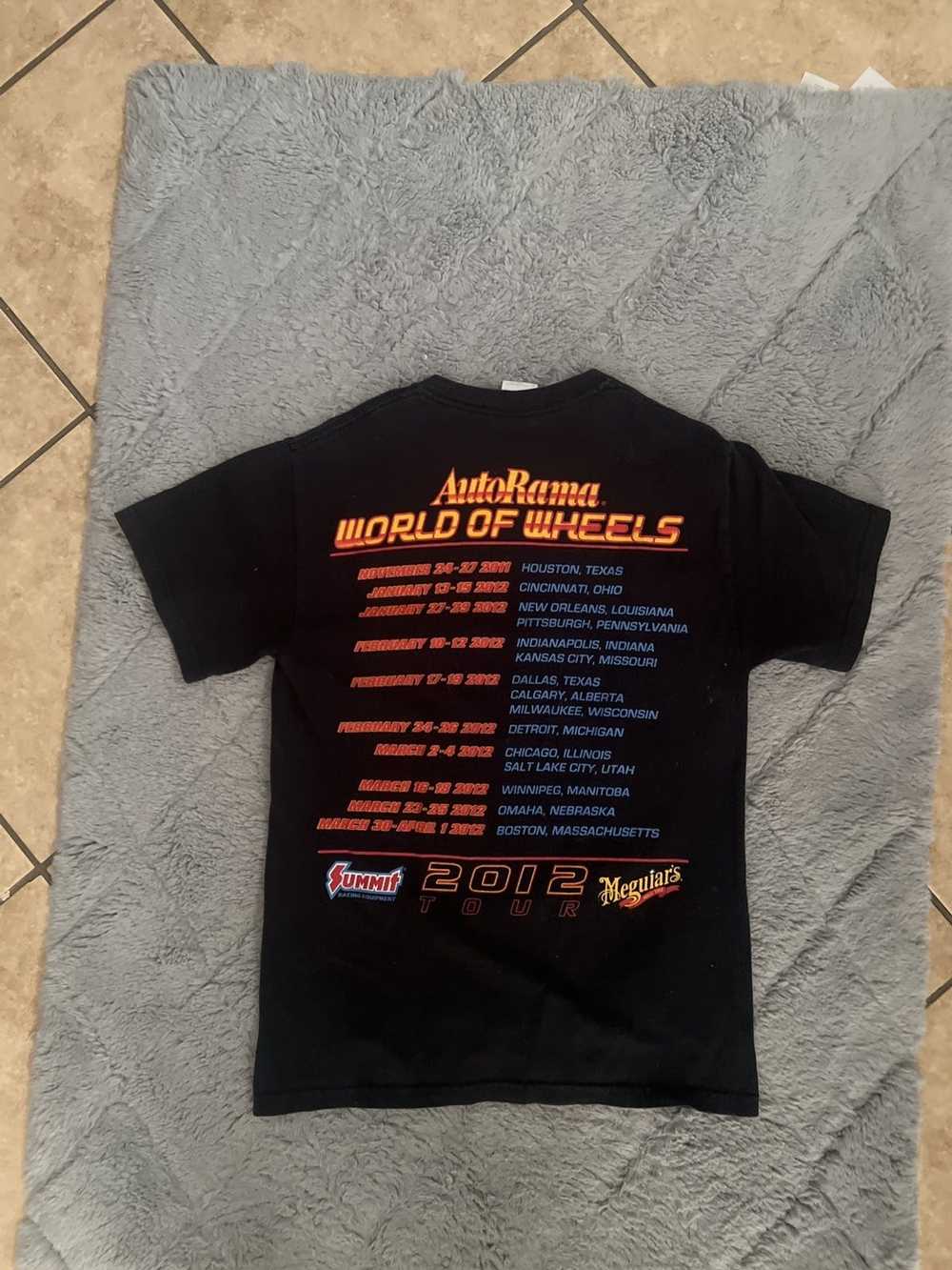 Gildan World of Wheels 2012 Tour shirt - image 2