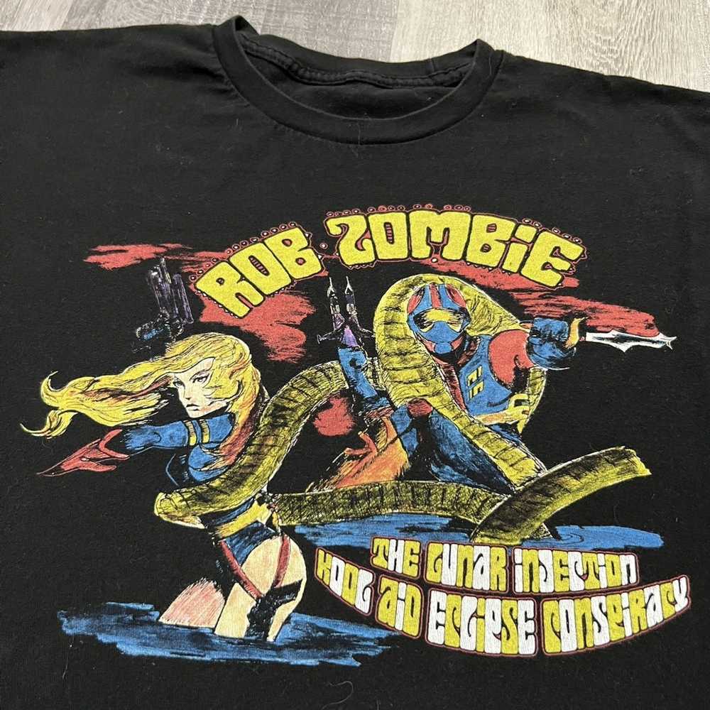 Band Tees Rob Zombie Lunar Injection Kool Aid Ecl… - image 2