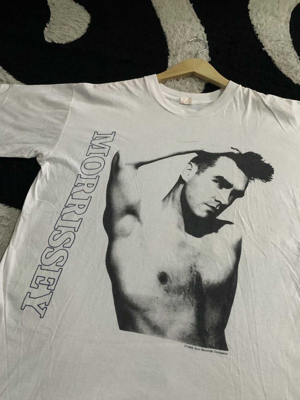 Band Tees × Vintage Vintage Rare Morrissey Shirt … - image 5