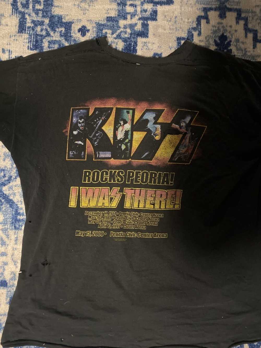 Kiss Band × Vintage Vintage Kiss Rock Peoria “I W… - image 4