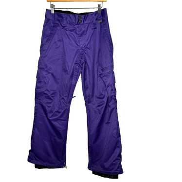 Empyre Pants Women Medium Purple Snowboarding Ski Cargo 10000 MM  Waterproofing