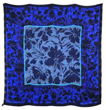 Vintage Jean Louis Scherrer Silk Scarf Floral Art Scarf Women Accessories  Classic Silk Bandana Carre Foulards Shawl Wrap Scarves Neckerchief