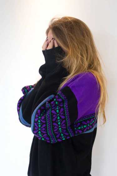 LÖFFLER 90's Jacquard Pattern Sweater