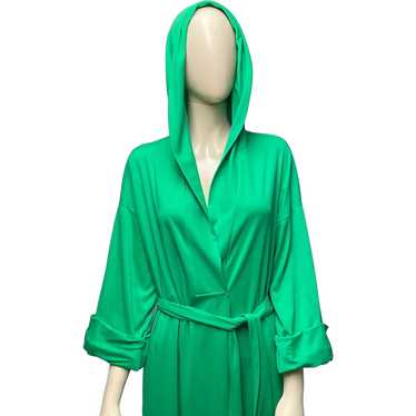 Loungewear by Gossard Hooded Robe Apple Green - image 1
