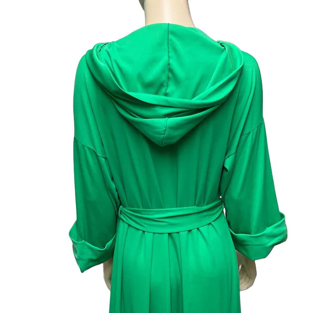 Loungewear by Gossard Hooded Robe Apple Green - image 2