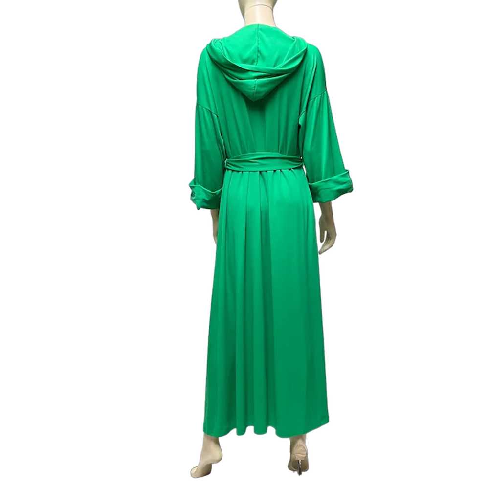 Loungewear by Gossard Hooded Robe Apple Green - image 4