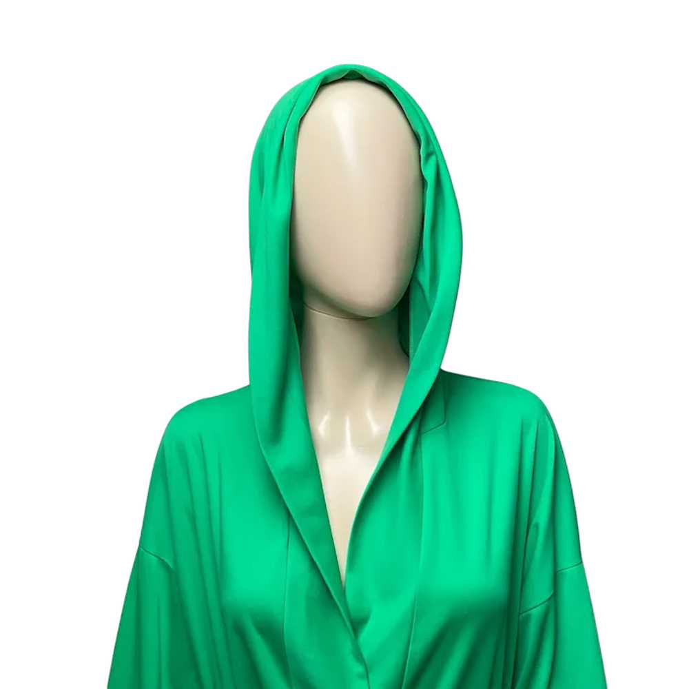 Loungewear by Gossard Hooded Robe Apple Green - image 6