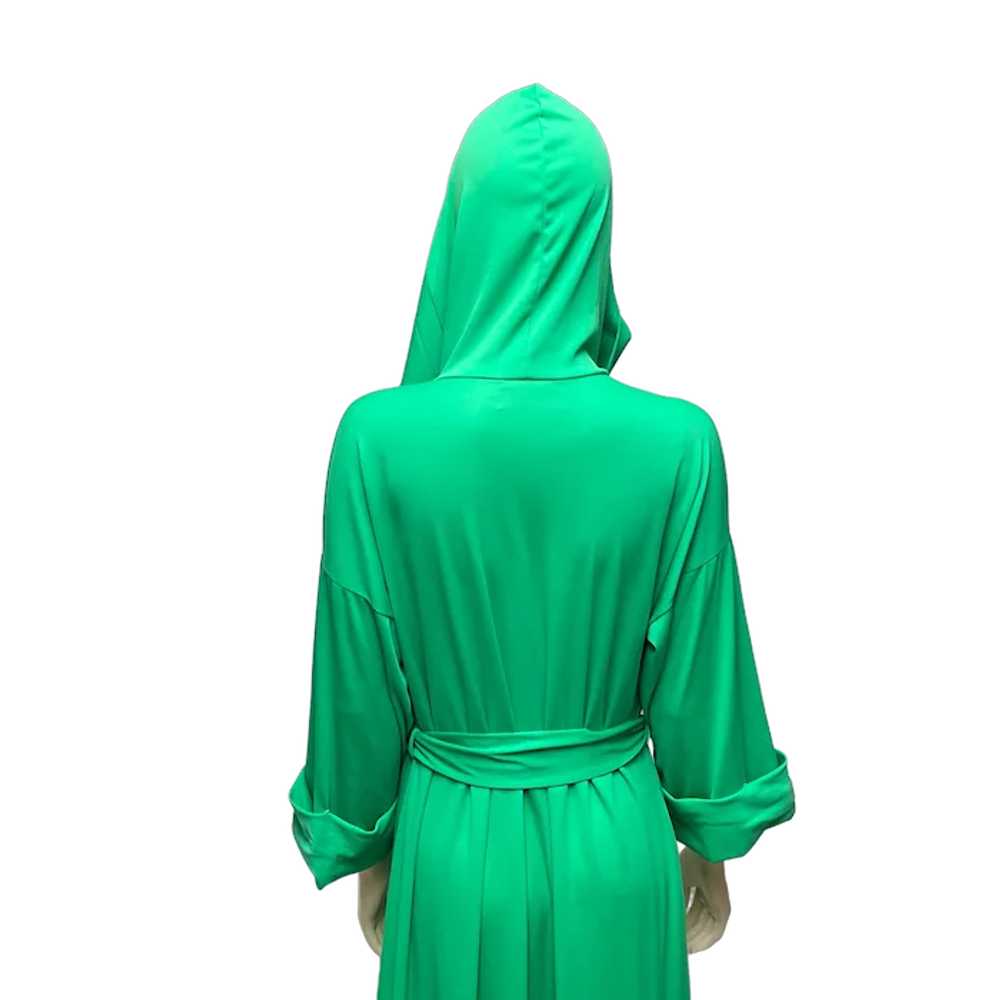 Loungewear by Gossard Hooded Robe Apple Green - image 7
