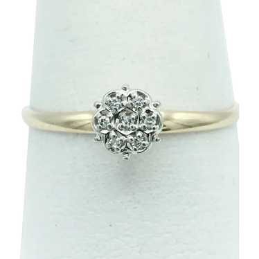 10K Diamond Cluster Ring - image 1