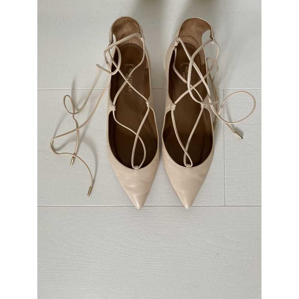 Aquazzura Leather ballet flats - image 2