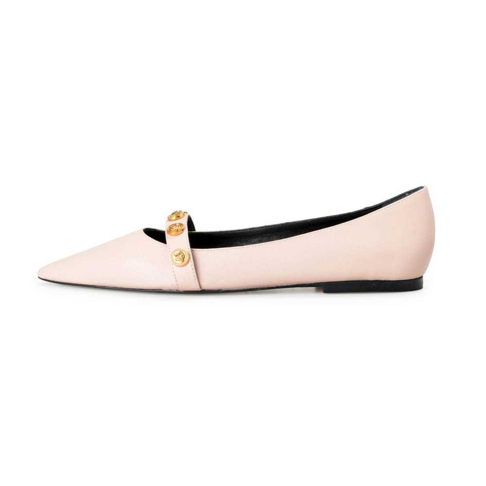 Versace Leather ballet flats - image 6