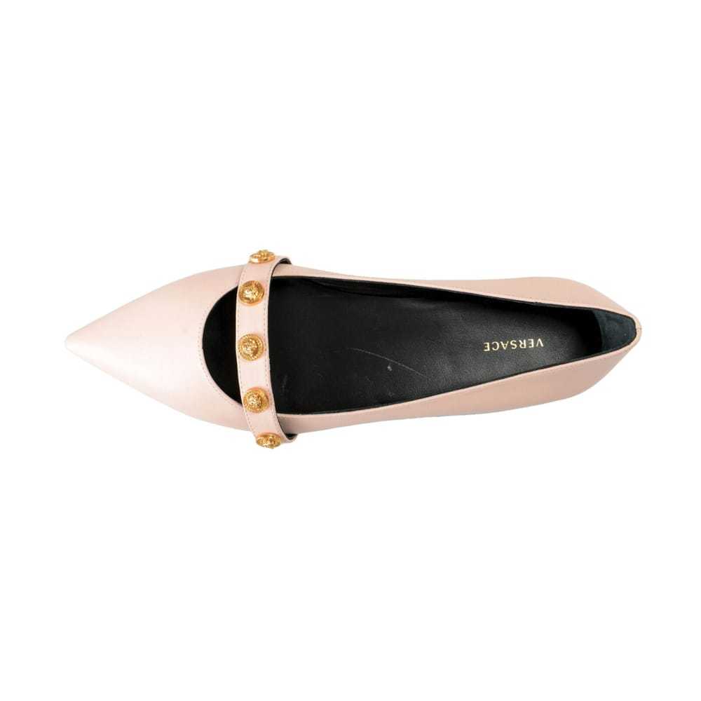 Versace Leather ballet flats - image 7