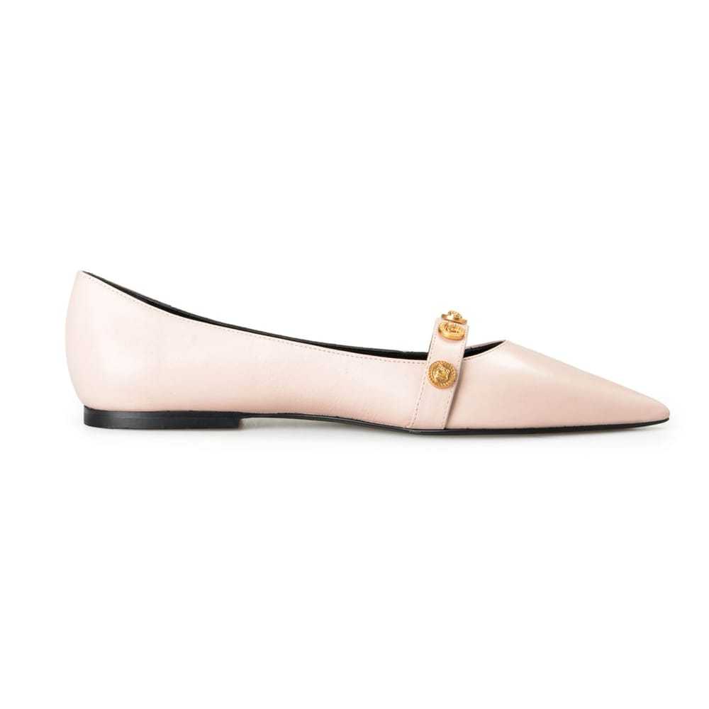 Versace Leather ballet flats - image 8