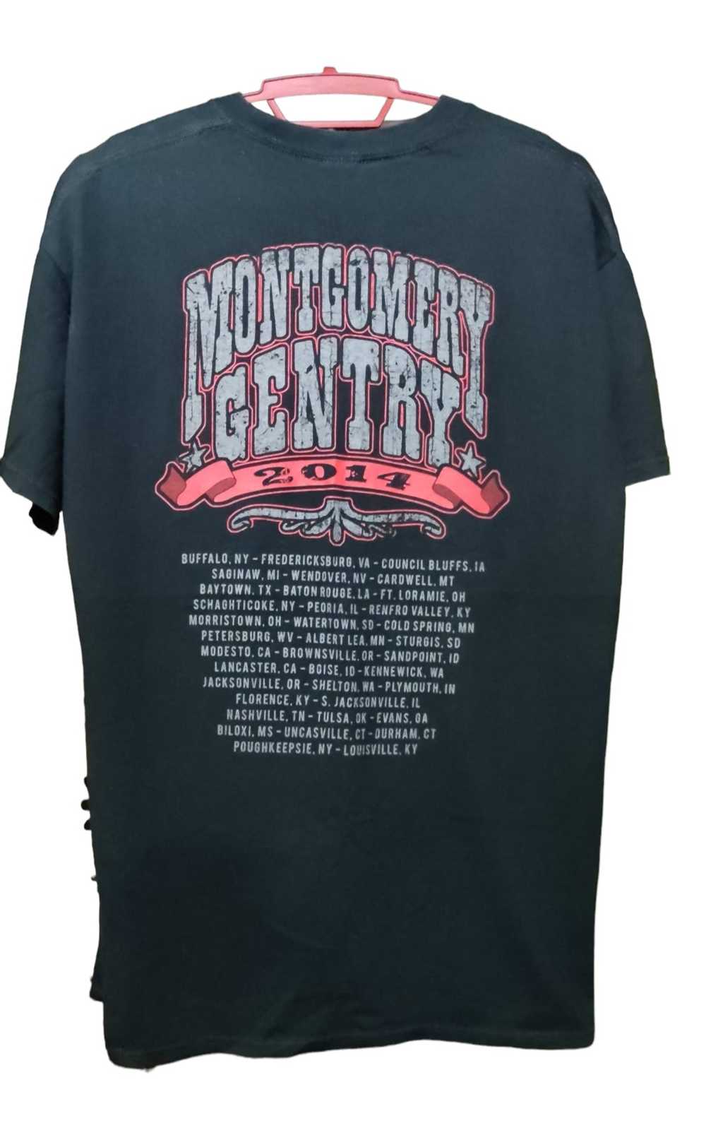 Band Tees × Vintage Montgomery Gentry 2013 Tour T… - image 2