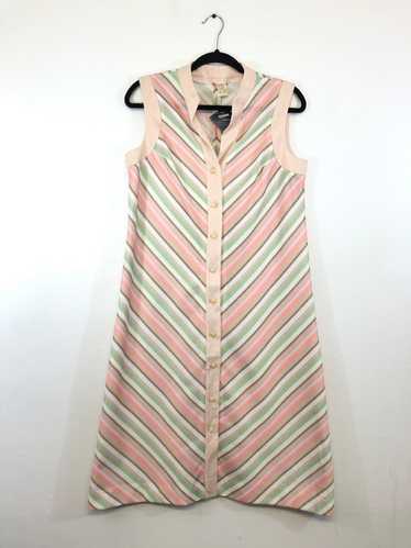 Striped Polyester 70s Dress