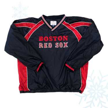 MLB Boston Red Sox Carl Banks Vneck Windbreaker P… - image 1