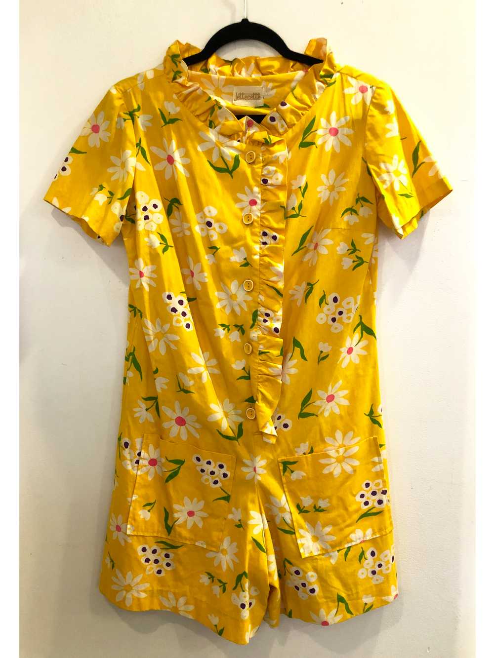 Jettesette Yellow Flower Romper - image 1