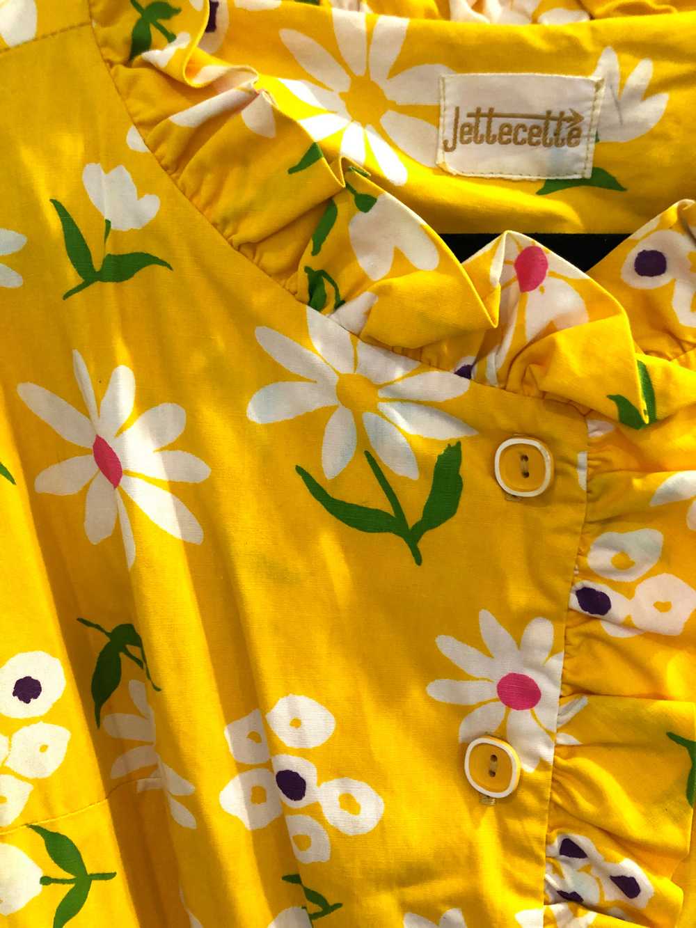 Jettesette Yellow Flower Romper - image 4