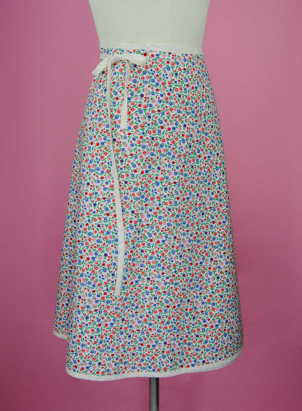 1970s Vintage Wrap Skirt - Open Size - image 5