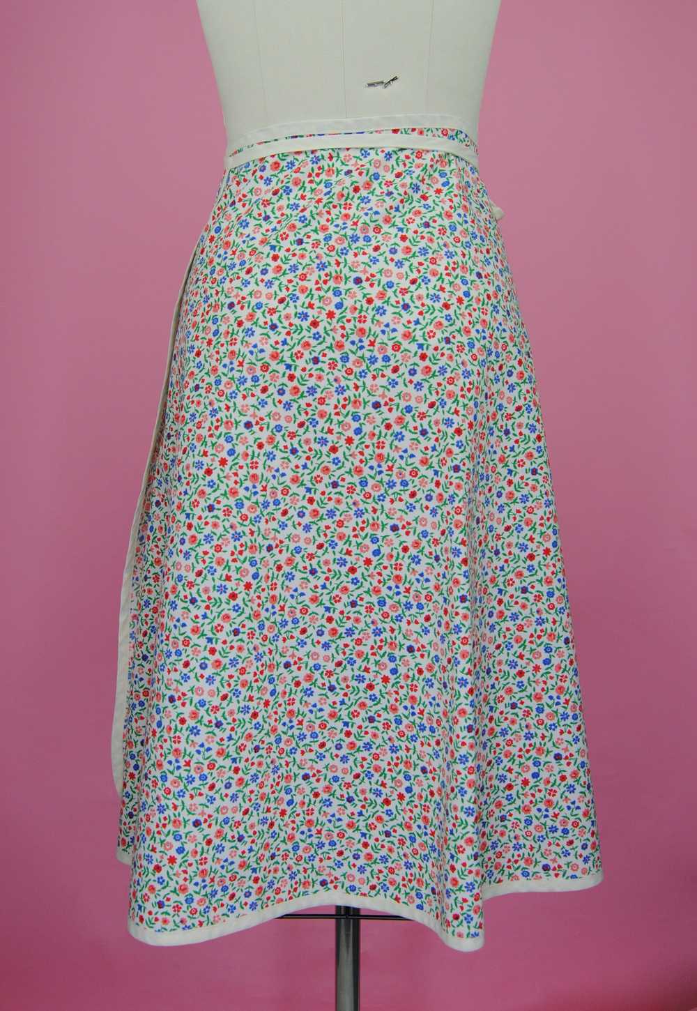 1970s Vintage Wrap Skirt - Open Size - image 6