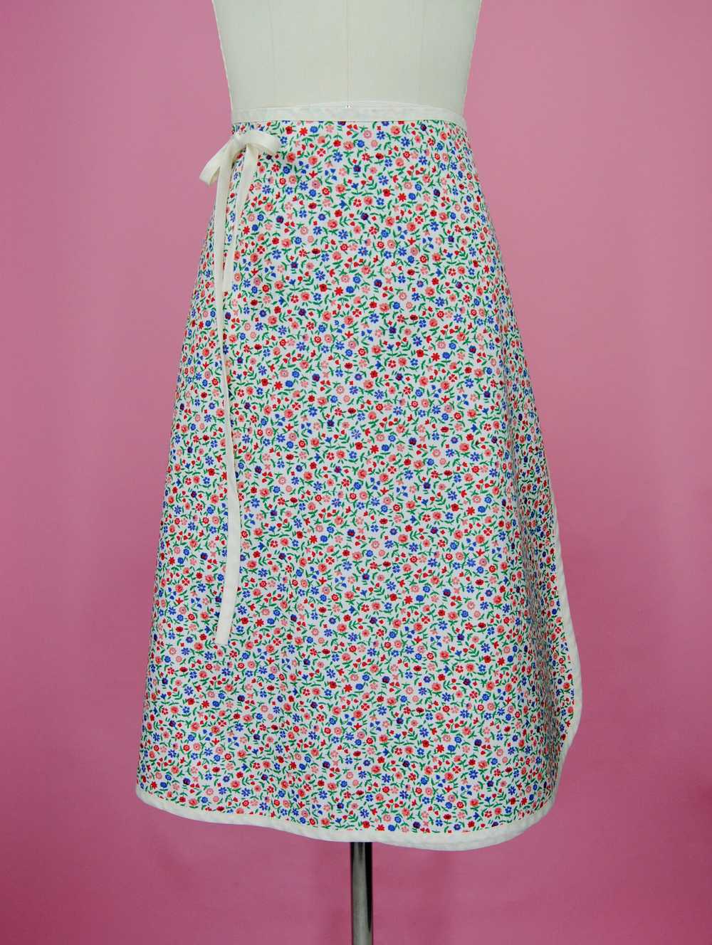1970s Vintage Wrap Skirt - Open Size - image 7