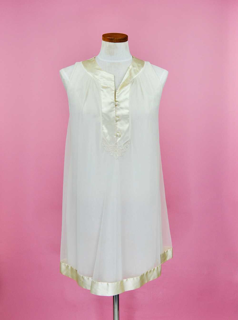 1960s Vintage Gossard Nightgown & Robe Set - Sm t… - image 10