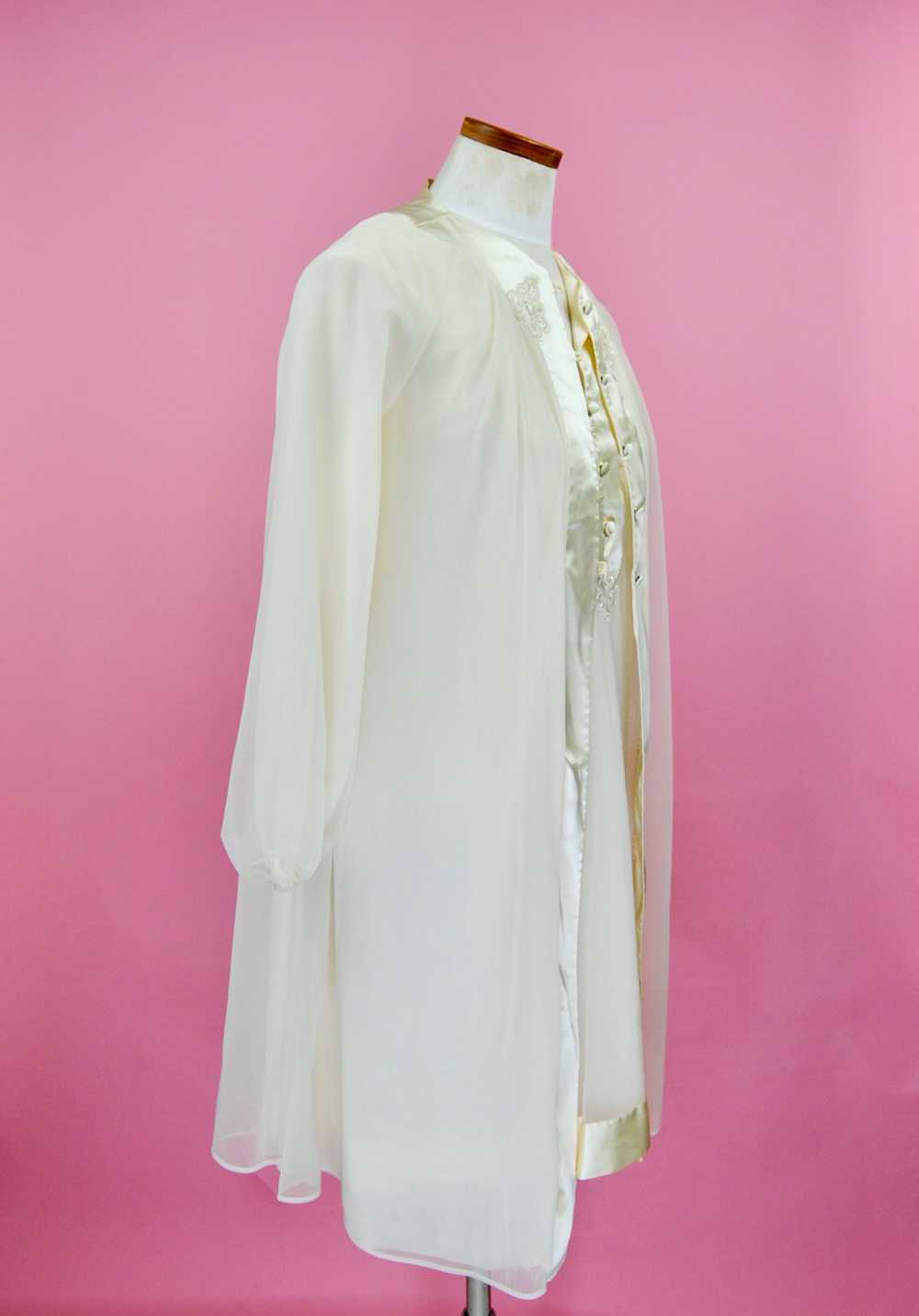 1960s Vintage Gossard Nightgown & Robe Set - Sm t… - image 7