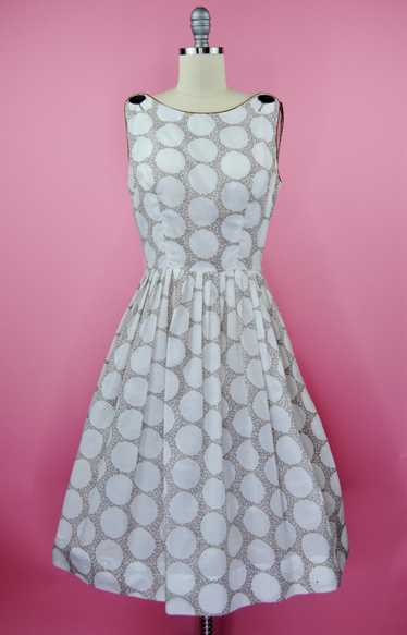 1950s Vintage Betty Barclay Summer Dress - S