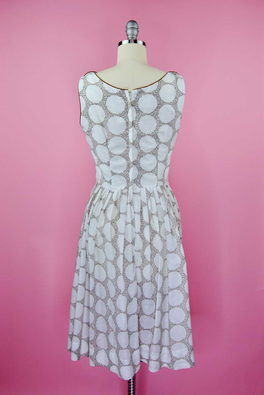 1950s Vintage Betty Barclay Summer Dress - S - image 5