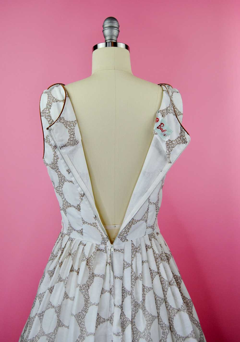 1950s Vintage Betty Barclay Summer Dress - S - image 6