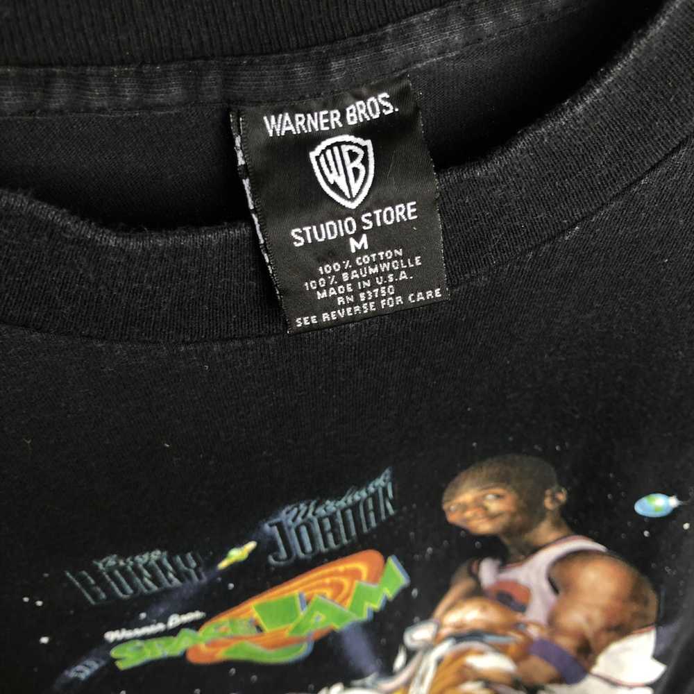 Vintage 1996 Space Jam Movie Cover T-Shirt - image 3